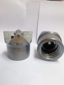 Tungsten Carbide Cross Type Rock Drill Bit 76mm