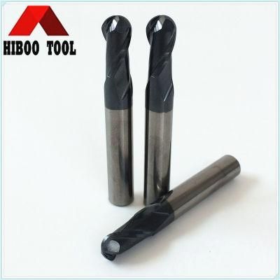HRC65 Carbide Ball End Mill for Super Hard Metal