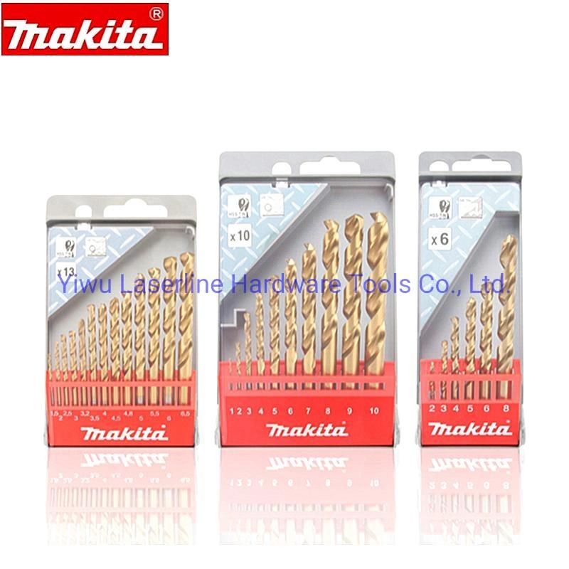 Original Makita HSS Titanium Twist Drill Bit Set