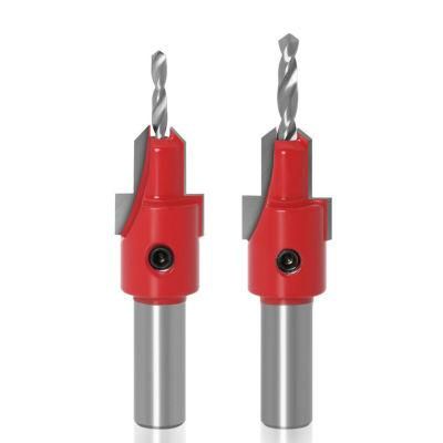 Countersunk Two Steps Boring Drill Bits for Wood Screw