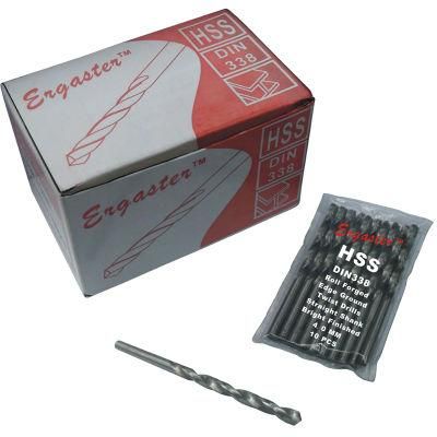 Bright Finished Drill Bit Set in Color Paper Box, High Speed Steel HSS for Metal, Woodworking