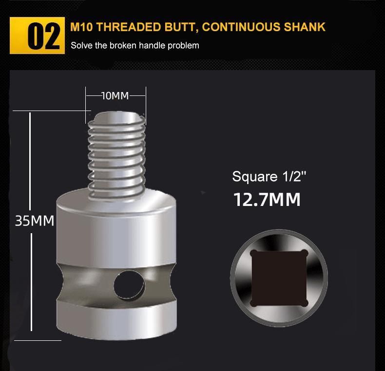 HSS Titanium Spiral Groove Hexagonal Handle Step Drill Bit with Electric Tool Woodworking