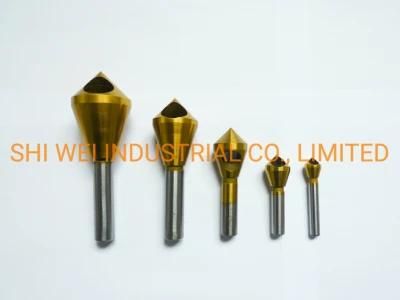 Cross Hole Zero Flute Countersink 90 Degree Titanium Coating