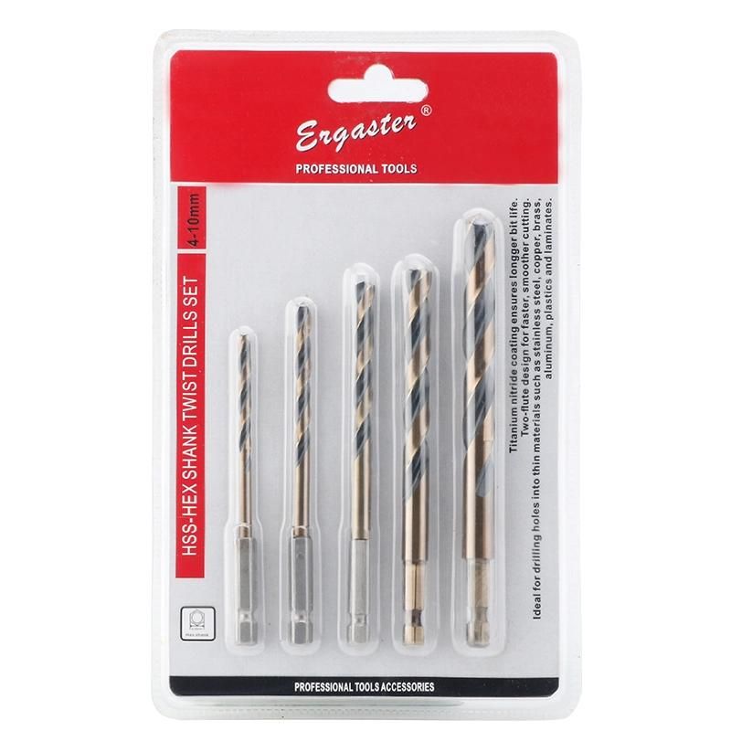 Hex Shank Impact Tough Drill Bit Set