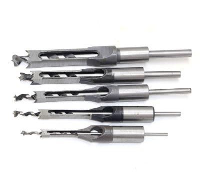 Pilihu Square Auger Eyes Mortising 6mm to 30 mm Chisel Hole Reaming Woodworking Tools Square Hole Drill Bit