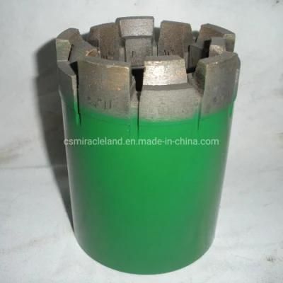 New Type Cross Profile Diamond Core Bit for Very Hard Rock Drilling (BQ NQ HQ PQ)