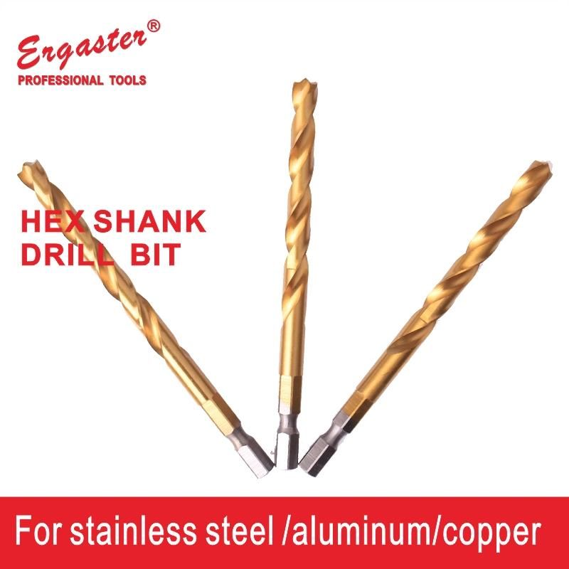 Impact Rated Hex Shank Titanium Drill Bit Set