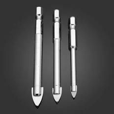 Glass Drill Bits Hex Shank Chrome Coated (GD-005)