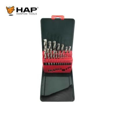 Straight Shank Fully Ground Twist Drill Bit Set for Cooper Steel Metal Drilling