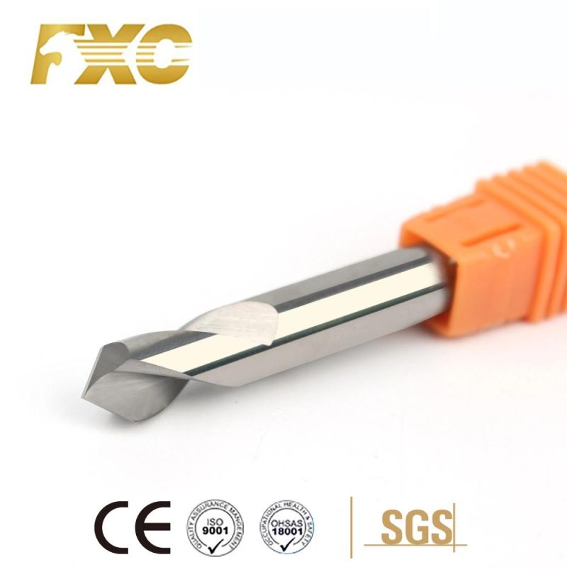 2 Flutes Solid Carbide Spot Drill Bits for Aluminium