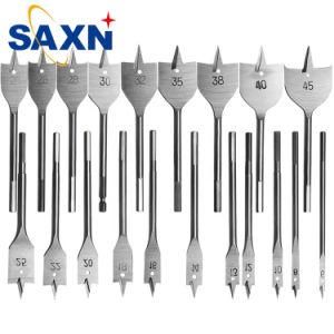 Tri-Point Hex Shank Spade Flat Wood Drill Bit