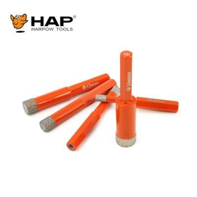 Large Hexagon Brazed Diamond Hole Saw Core Drill Bit for Granite Ceramic