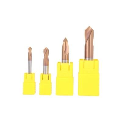 HRC55 Solid Carbide Spot Drill Bits Core Drilling Tools