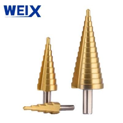Weix Factory Custom Carbide CNC HSS Drill Bits for Metal Pagoda Shape Hole Cutter