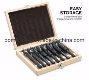 Twist Drill HSS Drill Bits with 8PCS M2 Reduced Shank Black Drill Bit