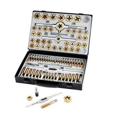 86 Piece Tap and Die Set Bearing Steel SAE and Metric Tools