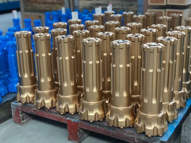 Sliding Wing Block Drill Casing Overburden Equipment Eccentric Casing Dilling Bits for DTH Reaming Hole Drilling