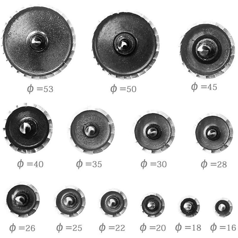 Pilihu HSS Hole Saw Kits for Metal High-Speed Steel Hole Saw Cutting Kit Drill Bits Opener Cutter Tool for Stainless Steel, Copper, Iron