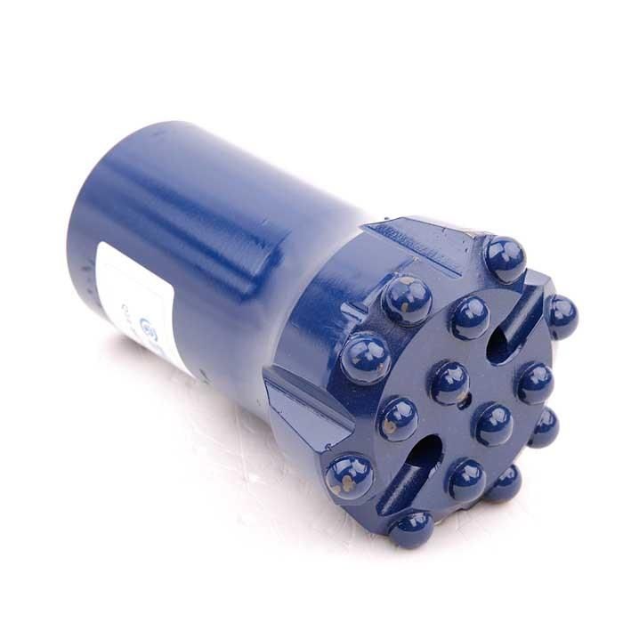 Efficient Thread Button Bit for Drilling Holes