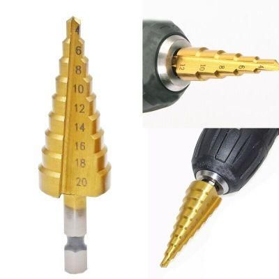 HSS Step Cutting High Speed Drill Titanium Steel Metal