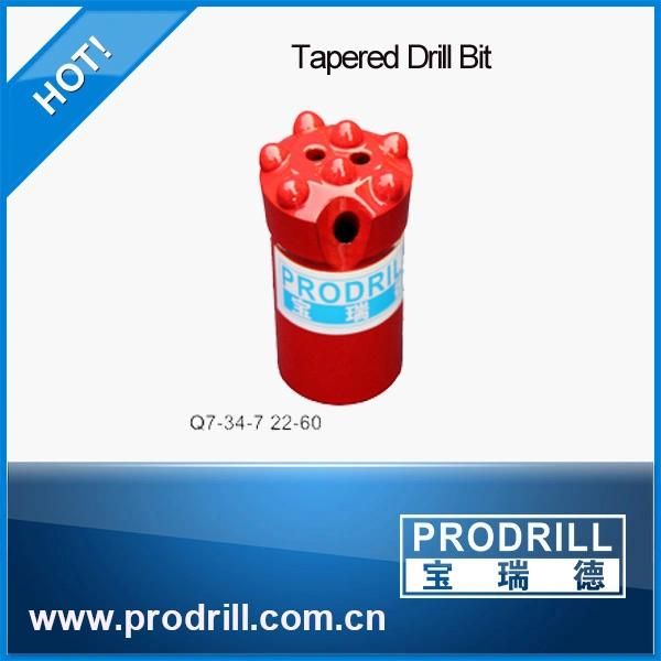 Tapered Button Bit 32mm-46mm for The H22 and H25 Rods