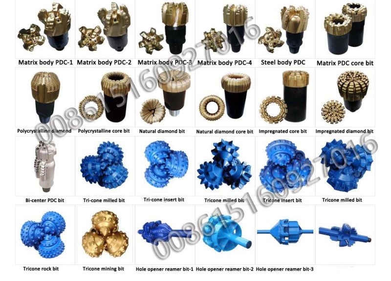 PDC Diamond Drilling Bits/Drill Bit/Matrix and Steel Body with Best Cutters for Well Drilling