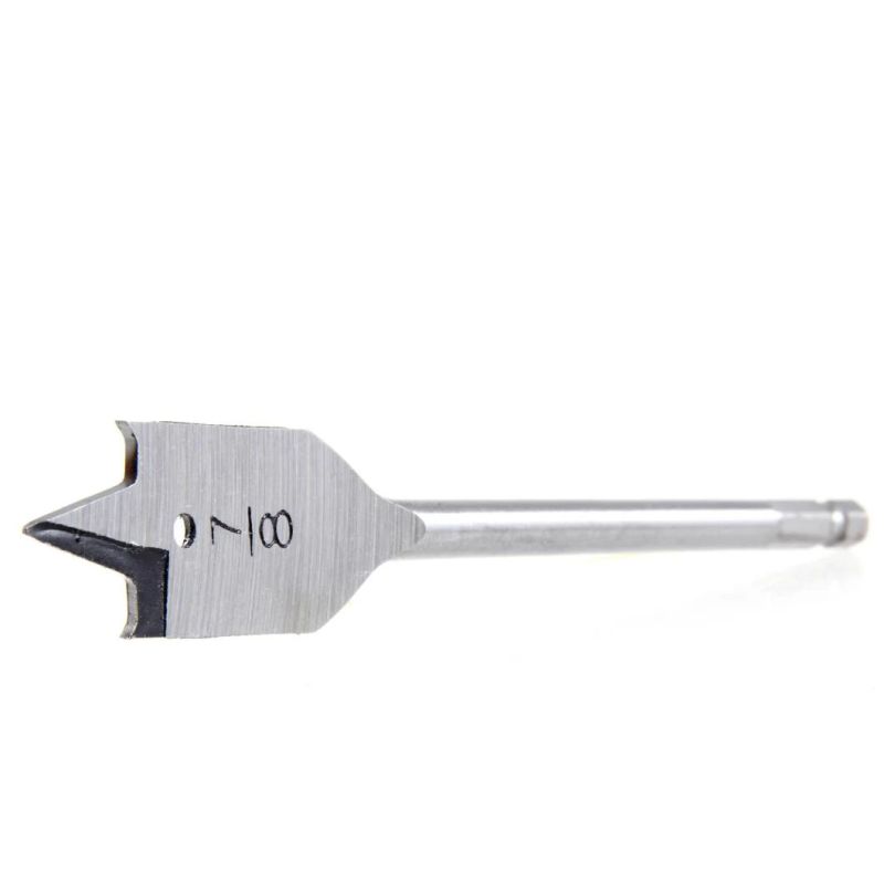 6 Piece Spade Bit Set with Quick Connect, Hole Cutter, Carbon Steel, Woodworking