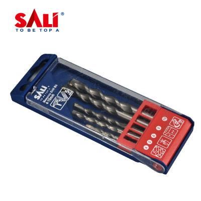 Sali 5PCS Sand-Blasted Carbide Tip Masonry Drill Bits for Concrete