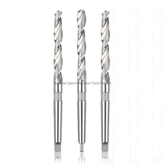 HSS Taper Shank Twist Drill Bits with White Color