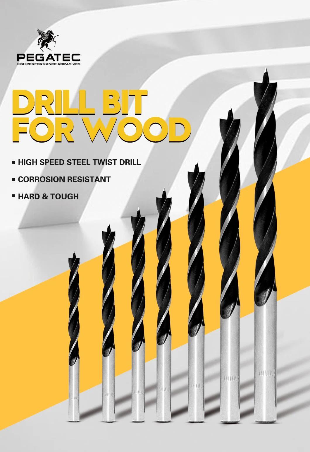 Pegatec Professional High Speed Steel HSS Wood Drill Bits