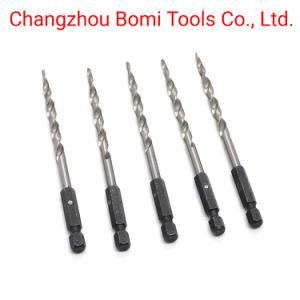 Power Tools with HSS Drills Bits Factory Tool Hex Shank Tapered Drill Bit