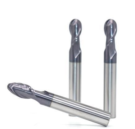 9PCS HSS Tin HSS Ball Nose End Mill Set (GM-dB058)