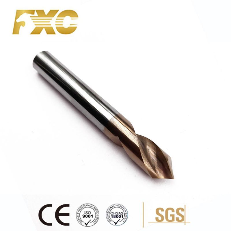 High Hardness HRC55 2 Flutes Core Drill Bits