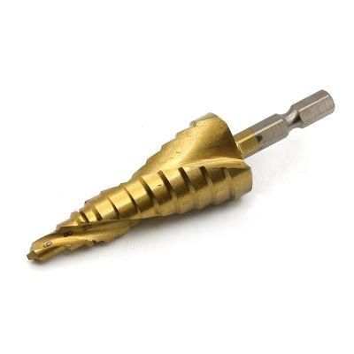 Professional High Efficiency Stepped HSS Cobalt Step Drill Bit Power Tools for High Speed Drilling