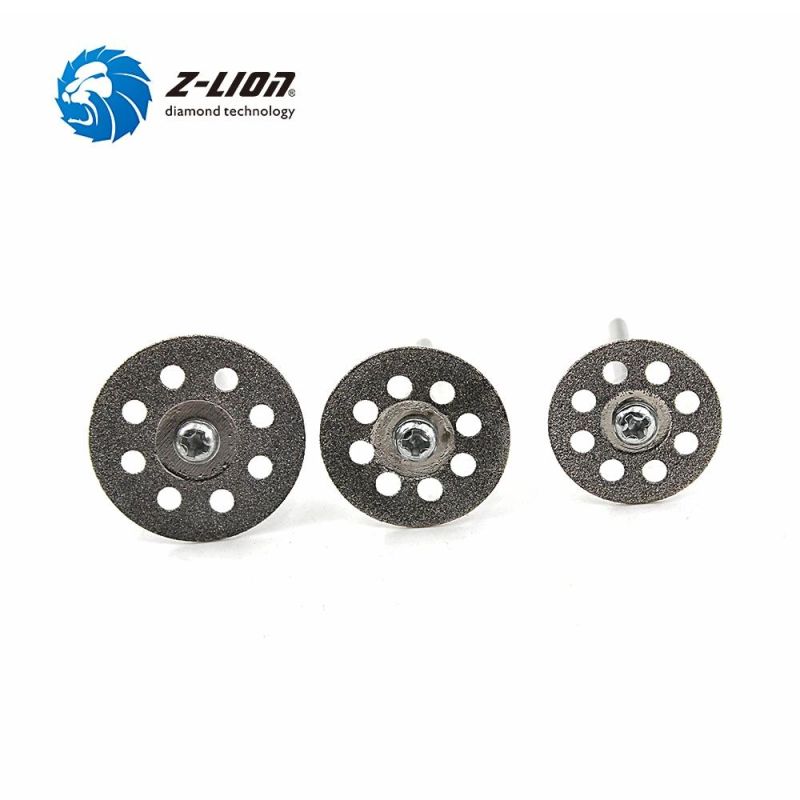 Z-Lion 10PCS Grinding Wheel Mandrel Tool Diamond Drill Bit for Gems/Jade/Iron/Glass Drilling