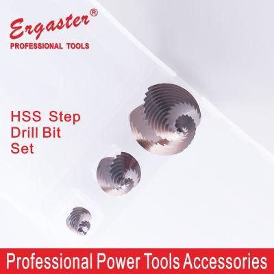 HSS Titanium Step Cone Drill Bit Hex Shank Hole Cutter