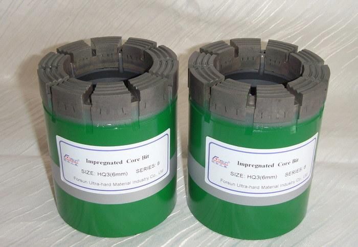 Imp. Diamond Core Drill Bits Pq Hq Nq with Face Discharge