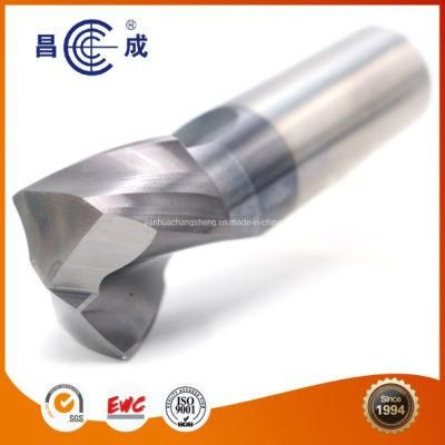 Coated Ticn Solid Carbide 2 Flutes Step Drill Bit for Drilling Hole