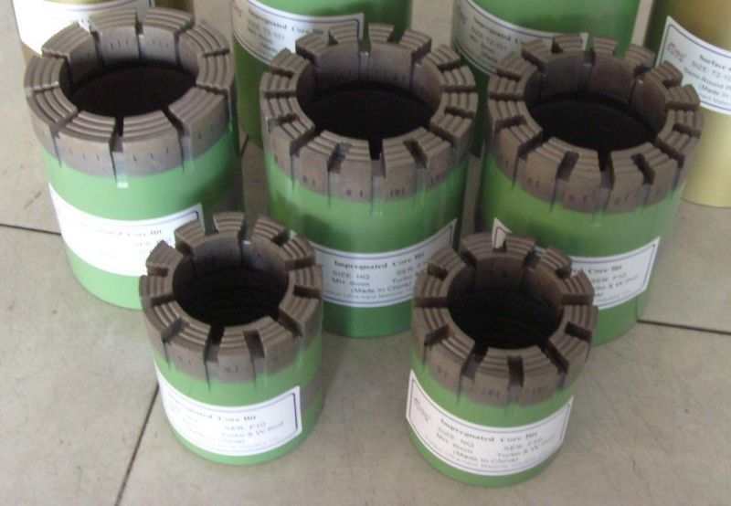 Turbo Type Wireline Pq Hq Nq Bq Diamond Core Bits