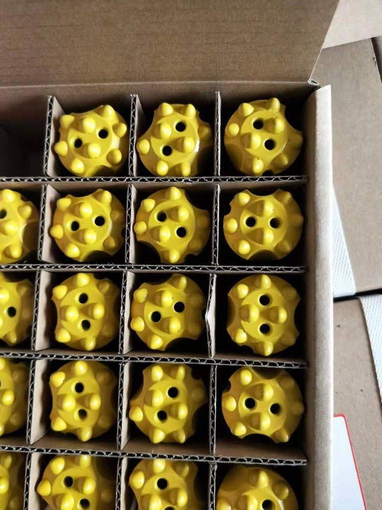 8 Buttons 7 Degree Pneumatic Rock Drill Mining Concrete Drill Bit Taper Button Bits Manufacturer