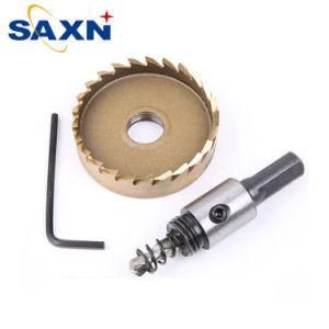 Tin Coated Hole Saw for Stainless Steel /Plate Cutting