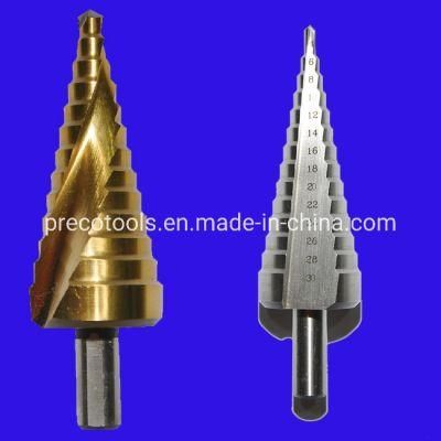 Two Flute HSS Step Drills, up to 6-40mm