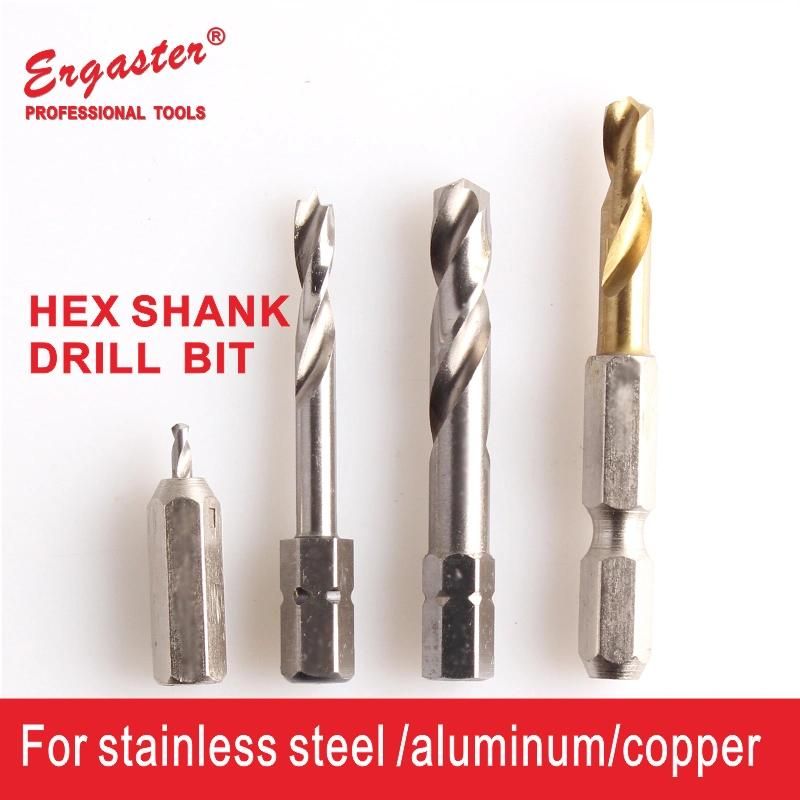 Impact Rated Hex Shank Titanium Drill Bit Set
