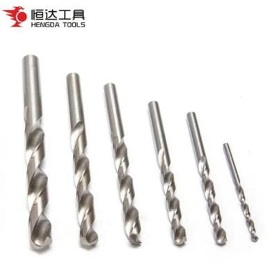 DIN338 High Speed Steel Twist Drill with Plain Shank for Metal Drilling
