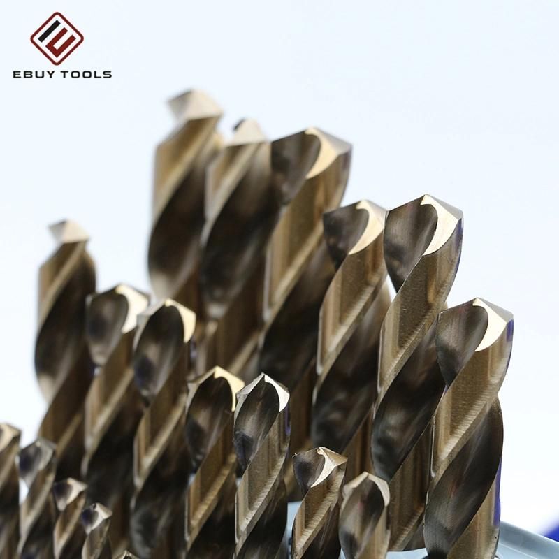 9mm Hot Sale Diamond Fully Ground Long HSS Core/Rock/Hammer Drill Twist Drill Bits for Stainless Steel