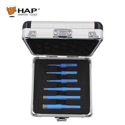 6PCS Aluminium Case Diamnd Hole Saw Drill Bit Set