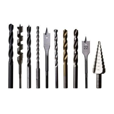 DIN338 M35 HSS Step /SDS/ Twist Jobber Drill Bit with Straight Shank for Drilling Stainless Steel, Metal / Concrete / Wood
