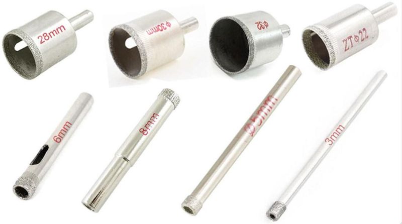 Diamond Tools Core Drill Bits for Glass Wet Use