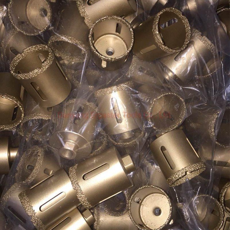 Vacuum Brazed Diamond Core Drill Bit with Dry Drilling