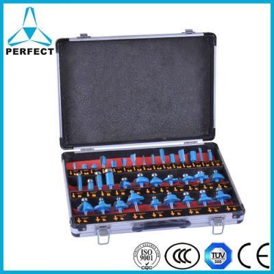 35PCS 1/4 Inch Tungsten Carbide Wood Router Bit Set for Woodworking